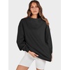 image:imageANRABESS Womens Oversized Sweatshirts Turtleneck Pullover Long Sleeve Hoodies Tops 2026 Fall Fashion Preppy OutfitsBlack