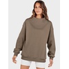 image:imageANRABESS Womens Oversized Sweatshirts Turtleneck Pullover Long Sleeve Hoodies Tops 2026 Fall Fashion Preppy OutfitsBrown
