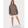 image:imageANRABESS Womens Oversized Sweatshirts Turtleneck Pullover Long Sleeve Hoodies Tops 2026 Fall Fashion Preppy OutfitsBrown