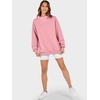 image:imageANRABESS Womens Oversized Sweatshirts Turtleneck Pullover Long Sleeve Hoodies Tops 2026 Fall Fashion Preppy OutfitsLight Pink