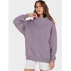 image:imageANRABESS Womens Oversized Sweatshirts Turtleneck Pullover Long Sleeve Hoodies Tops 2026 Fall Fashion Preppy OutfitsNutmeg