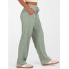image:imageANRABESS Womens Ribbed Knit Lounge Pajama Pants Soft Fuzzy Comfy Wide Leg Drawstring Fall Loose Pj Bottoms with PocketsLight Green