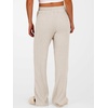 image:imageANRABESS Womens Ribbed Knit Lounge Pajama Pants Soft Fuzzy Comfy Wide Leg Drawstring Fall Loose Pj Bottoms with PocketsLight Khaki