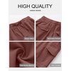 image:imageANRABESS Womens Summer Shorts 2026 Dressy Casual Hiking Cargo Shorts Trendy Outdoor Outfits 6 PocketsBrown Red