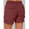 image:imageANRABESS Womens Summer Shorts 2026 Dressy Casual Hiking Cargo Shorts Trendy Outdoor Outfits 6 PocketsDeep Red
