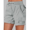 image:imageANRABESS Womens Summer Shorts 2026 Dressy Casual Hiking Cargo Shorts Trendy Outdoor Outfits 6 PocketsGrey Blue