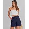 image:imageANRABESS Womens Summer Shorts 2026 Dressy Casual Hiking Cargo Shorts Trendy Outdoor Outfits 6 PocketsNavy Blue