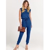 image:imageANRABESS Womens Summer Sleeveless Jumpsuits Casual Dressy Stretchy Crewneck Rompers One Piece Outfits Fall Fashion 2026Blue