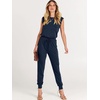image:imageANRABESS Womens Summer Sleeveless Jumpsuits Casual Dressy Stretchy Crewneck Rompers One Piece Outfits Fall Fashion 2026Navy Blue