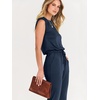 image:imageANRABESS Womens Summer Sleeveless Jumpsuits Casual Dressy Stretchy Crewneck Rompers One Piece Outfits Fall Fashion 2026Navy Blue
