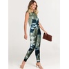 image:imageANRABESS Womens Summer Sleeveless Jumpsuits Casual Dressy Stretchy Crewneck Rompers One Piece Outfits Fall Fashion 2026Tie Dye Armygreen