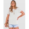 image:imageANRABESS Womens Summer Waffle Knit Tops  Soft Comfy Breathable Shirts Crew Neck Short Sleeve Casual Trendy Basic Tee 2026 Summer OutfitsWhite