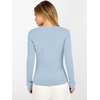 image:imageANRABESS Womens V Neck Wool Blend Knit Lightweight Sweater  Soft Long Sleeve Pullover Tops Basic Silm Fit Versatile Business Casual Office Outfits Cozy Daily Wear Fall WinterLight Blue