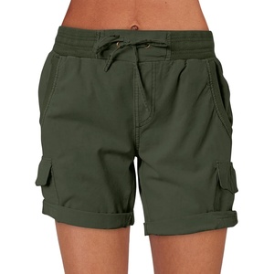 image:imageANRABESS Womens Summer Shorts 2026 Dressy Casual Hiking Cargo Shorts Trendy Outdoor Outfits 6 PocketsArmy Green