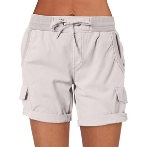 image:imageANRABESS Womens Summer Shorts 2026 Dressy Casual Hiking Cargo Shorts Trendy Outdoor Outfits 6 PocketsBeige