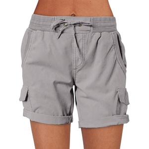 image:imageANRABESS Womens Summer Shorts 2026 Dressy Casual Hiking Cargo Shorts Trendy Outdoor Outfits 6 PocketsGray