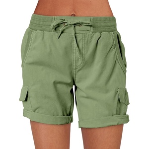 image:imageANRABESS Womens Summer Shorts 2026 Dressy Casual Hiking Cargo Shorts Trendy Outdoor Outfits 6 PocketsGreen