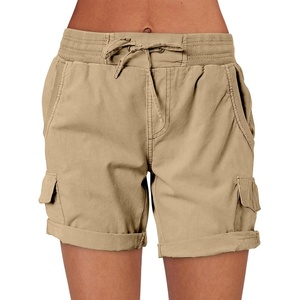 image:imageANRABESS Womens Summer Shorts 2026 Dressy Casual Hiking Cargo Shorts Trendy Outdoor Outfits 6 PocketsKhaki