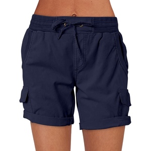 image:imageANRABESS Womens Summer Shorts 2026 Dressy Casual Hiking Cargo Shorts Trendy Outdoor Outfits 6 PocketsNavy Blue