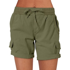 image:imageANRABESS Womens Summer Shorts 2026 Dressy Casual Hiking Cargo Shorts Trendy Outdoor Outfits 6 PocketsOlive