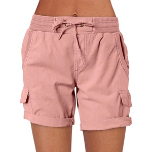 image:imageANRABESS Womens Summer Shorts 2026 Dressy Casual Hiking Cargo Shorts Trendy Outdoor Outfits 6 PocketsPink
