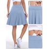 image:imageANRABESS Knee Length Skorts Skirts for Women 2026 Summer High Waisted Golf Tennis Skirt Casual Travel Builtin Shorts ClothesLight Blue