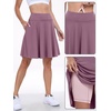 image:imageANRABESS Knee Length Skorts Skirts for Women 2026 Summer High Waisted Golf Tennis Skirt Casual Travel Builtin Shorts ClothesMauve