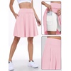 image:imageANRABESS Knee Length Skorts Skirts for Women 2026 Summer High Waisted Golf Tennis Skirt Casual Travel Builtin Shorts ClothesPink