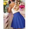 image:imageANRABESS Knee Length Skorts Skirts for Women 2026 Summer High Waisted Golf Tennis Skirt Casual Travel Builtin Shorts ClothesRoyal