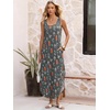 image:imageANRABESS Summer Dresses for Women 2026 Sleeveless Square Neck Maxi Beach Sundress Loose Fit Casual Vacation Tank DressMulticolor Floral