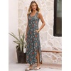 image:imageANRABESS Summer Dresses for Women 2026 Sleeveless Square Neck Maxi Beach Sundress Loose Fit Casual Vacation Tank DressMulticolor Floral