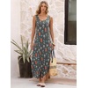image:imageANRABESS Summer Dresses for Women 2026 Sleeveless Square Neck Maxi Beach Sundress Loose Fit Casual Vacation Tank DressMulticolor Floral