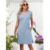 image:imageANRABESS V Neck Sleeveless Dress for Women  Mini Split Sundress Business Casual Beach Vacation 2026 Summer Outfits with PocketsLight Blue