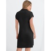 image:imageANRABESS Womens Summer Casual Half Zip Cap Sleeve Trendy WrinkleFree Tshirt Dress 2026 Spring Beach Vacation Short DressesBlack
