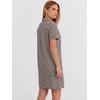 image:imageANRABESS Womens Summer Shirt Dresses  Lightweight Breathable Short Sleeve Button Polo Collar Tshirt Dress Daily Beach Work Outfits Spring Fall ClothesBrown White Plaid
