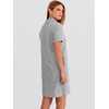 image:imageANRABESS Womens Summer Shirt Dresses  Lightweight Breathable Short Sleeve Button Polo Collar Tshirt Dress Daily Beach Work Outfits Spring Fall ClothesBlack White Stripe