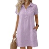 Purple White Stripe