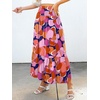 image:imageANRABESS Women Boho Floral Maxi Skirts High Waisted Tiered Skirt Flowy Beach Skirts with Pockets for Vacation amp Summer WearPrint Floral Butterfly