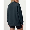 image:imageANRABESS Womens Oversized Mock Neck Sweatshirts  Pullover Side Slit Long Sleeve Tops Loose Fit Comfy Warm Soft Casual Work Daily Outfit Fall Winter Essential ClothesNavy Blue