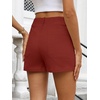 image:imageANRABESS Dressy Shorts for Women with Flat Pockets  WrinkleFree Stretchy Comfort Shorts Business Casual Office Work 2026 Summer Cute ClothesBrick Red