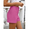 image:imageANRABESS Dressy Shorts for Women with Flat Pockets  WrinkleFree Stretchy Comfort Shorts Business Casual Office Work 2026 Summer Cute ClothesHot Pink