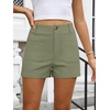 image:imageANRABESS Dressy Shorts for Women with Flat Pockets  WrinkleFree Stretchy Comfort Shorts Business Casual Office Work 2026 Summer Cute ClothesLight Green