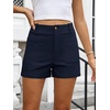 image:imageANRABESS Dressy Shorts for Women with Flat Pockets  WrinkleFree Stretchy Comfort Shorts Business Casual Office Work 2026 Summer Cute ClothesNavy Blue