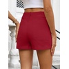 image:imageANRABESS Dressy Shorts for Women with Flat Pockets  WrinkleFree Stretchy Comfort Shorts Business Casual Office Work 2026 Summer Cute ClothesRed