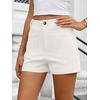 image:imageANRABESS Dressy Shorts for Women with Flat Pockets  WrinkleFree Stretchy Comfort Shorts Business Casual Office Work 2026 Summer Cute ClothesWhite