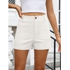 image:imageANRABESS Dressy Shorts for Women with Flat Pockets  WrinkleFree Stretchy Comfort Shorts Business Casual Office Work 2026 Summer Cute ClothesWhite
