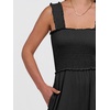 image:imageANRABESS Jumpsuits for Women Casual Smocked Sleeveless Wide Leg Comfy Rompers With Pockets Summer Vacation amp Dressy WearBlack