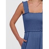 image:imageANRABESS Jumpsuits for Women Casual Smocked Sleeveless Wide Leg Comfy Rompers With Pockets Summer Vacation amp Dressy WearBlue