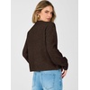 image:imageANRABESS Lightweight Cardigan Sweaters for Women Trendy  Soft Breathable Knit Subtle Cropped Long Sleeve Button Down Crewneck Relaxed Loose Fit Casual amp Work Wear Fall OutfitsCoffee