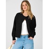 image:imageANRABESS Lightweight Cardigan Sweaters for Women Trendy  Soft Breathable Knit Subtle Cropped Long Sleeve Button Down Crewneck Relaxed Loose Fit Casual amp Work Wear Fall OutfitsBlack